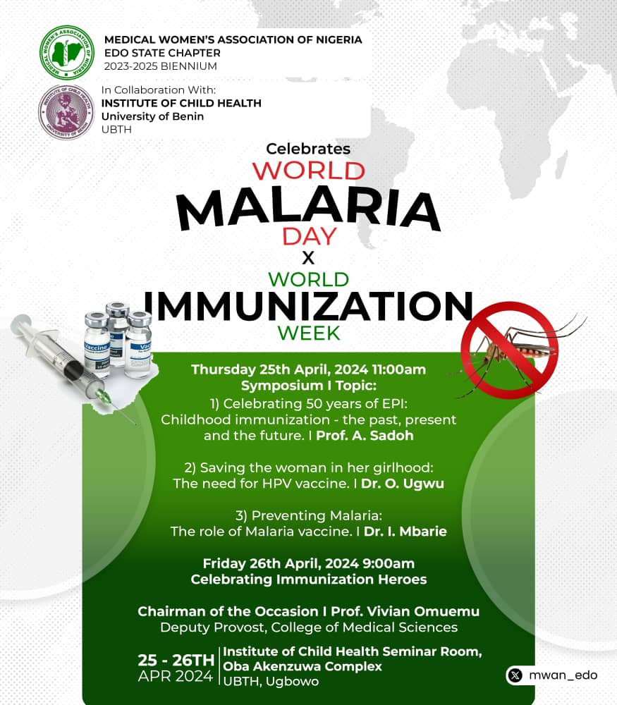 World Immunization Week and World Malaria Day Activities 2024