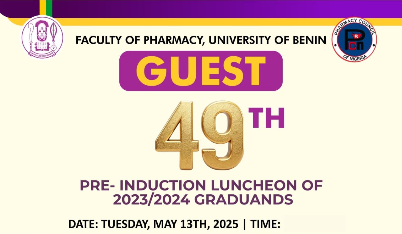 49th Pre-Induction Luncheon For Faculty Of Pharmacy Graduands